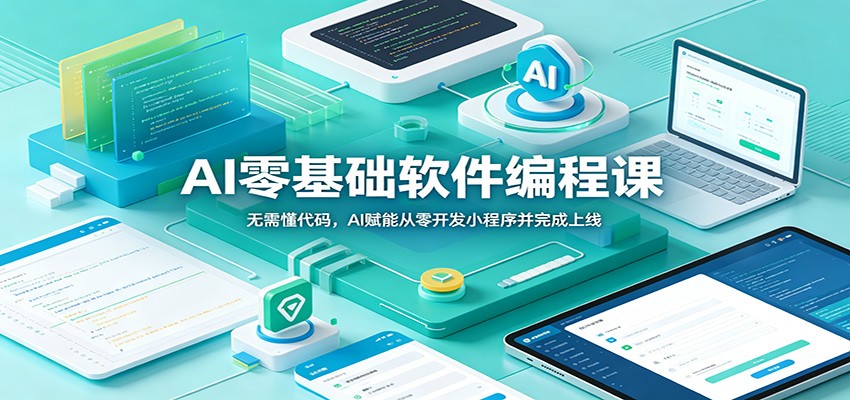 AI零基础软件编程课：无需懂代码，AI赋能从零开发小程序并完成上线-云创网