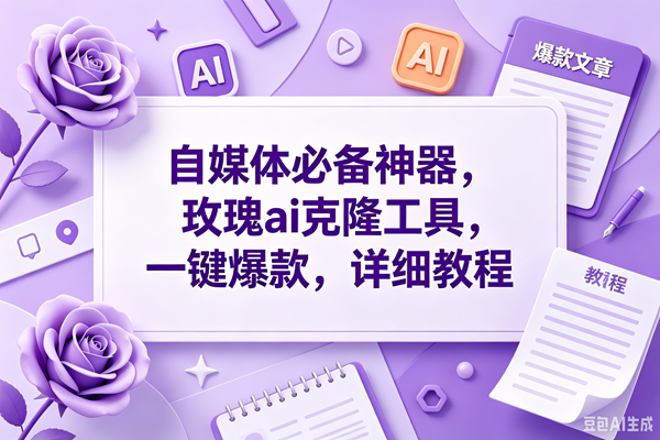 （18951期）玫瑰ai克隆，一键爆款ai神器，自媒体的必备工具，50多个功能，详细教程-云创网