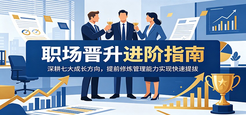 职场晋升进阶指南：深耕七大成长方向，提前修炼管理能力实现快速提拔-云创网