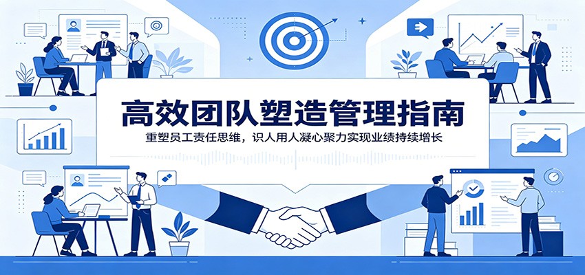 高效团队塑造管理指南：重塑员工责任思维，识人用人凝心聚力实现业绩持续增长-云创网