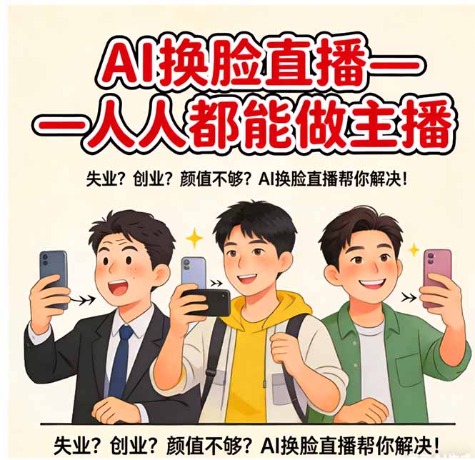 AI换脸直播，人人都能做主播-云创网