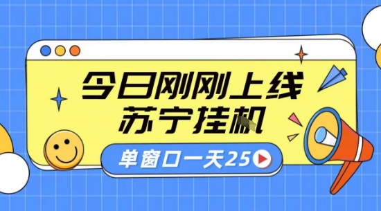 苏宁全自动采集挂G项目 稳定可批量 单窗口收益30+ 附教程【揭秘】-云创网