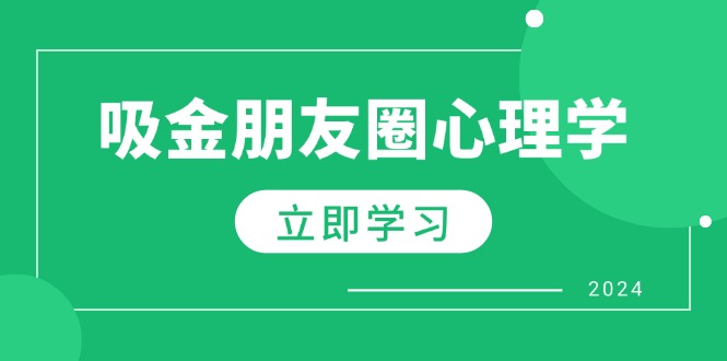 朋友圈吸金心理学：揭秘心理学原理，增加业绩，打造个人IP与行业权威-云创网