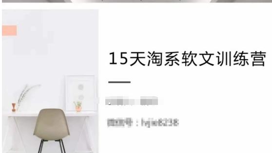 15天淘系软文训练营，跟年入50万的淘系软文导师，学习月收过万的淘系软文-云创网