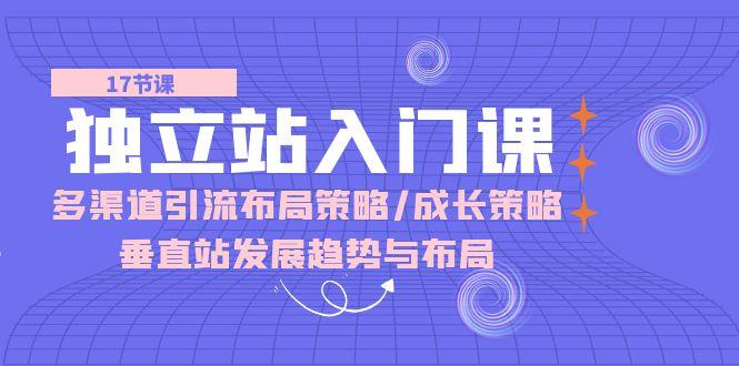 独立站 入门课：多渠道 引流布局策略/成长策略/垂直站发展趋势与布局-云创网