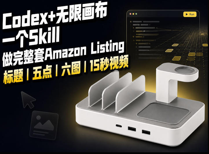 我用一个Codex Skill做完Amazon Listing：标题、五点、六图和视频全流程-云创网