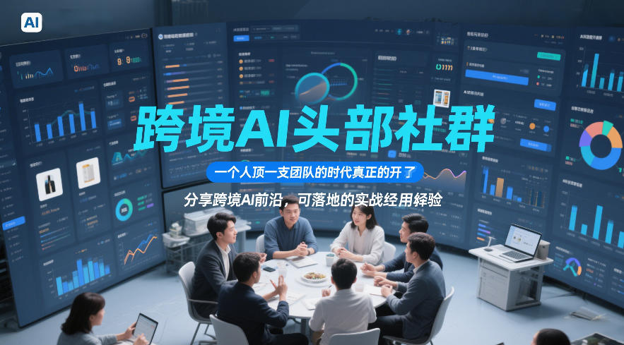 跨境AI头部社群，一个人顶一支团队的时代真正的开始了，分享跨境AI前沿，可落地的实战经验(更新09月11日)-云创网