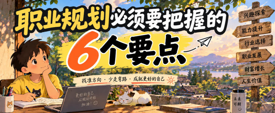 付费文章：职业规划必须要把握的6个要点-云创网