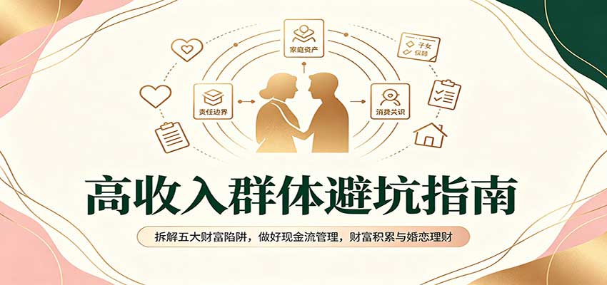 高收入群体避坑指南：拆解五大财富陷阱，做好现金流管理，财富积累与婚恋理财-云创网