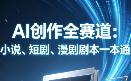 AI创作全赛道：小说、短剧、漫剧剧本一本通(更新9月)-云创网