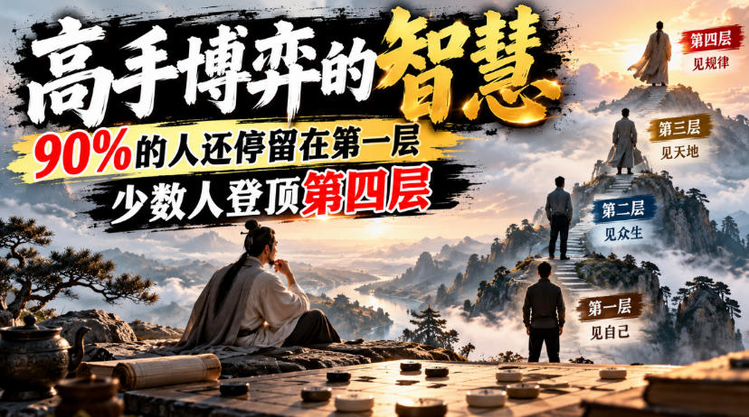 付费文章：高手博弈的智慧，90%的人还停留在第一层，少数人登顶第四层-云创网