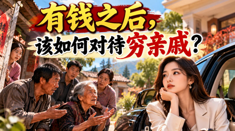某公众号付费文章：有钱之后，该如何对待穷亲戚？-云创网