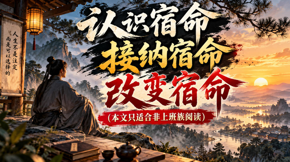 某公众号付费文章：认识宿命，接纳宿命，改变宿命(本文只适合非上班族阅读)-云创网