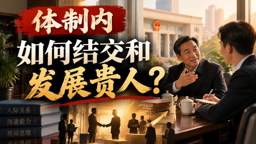 某公众号付费文章：体制内，如何结交和发展贵人?-云创网