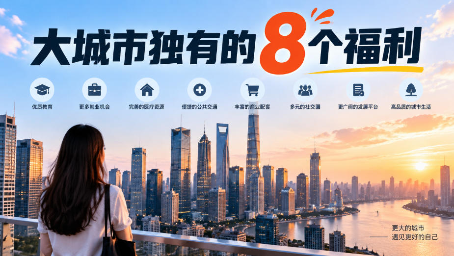 某公众号付费文章：大城市独有的8个福利-云创网