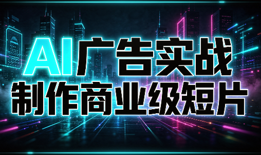 AI广告实战制作商业级短片-云创网