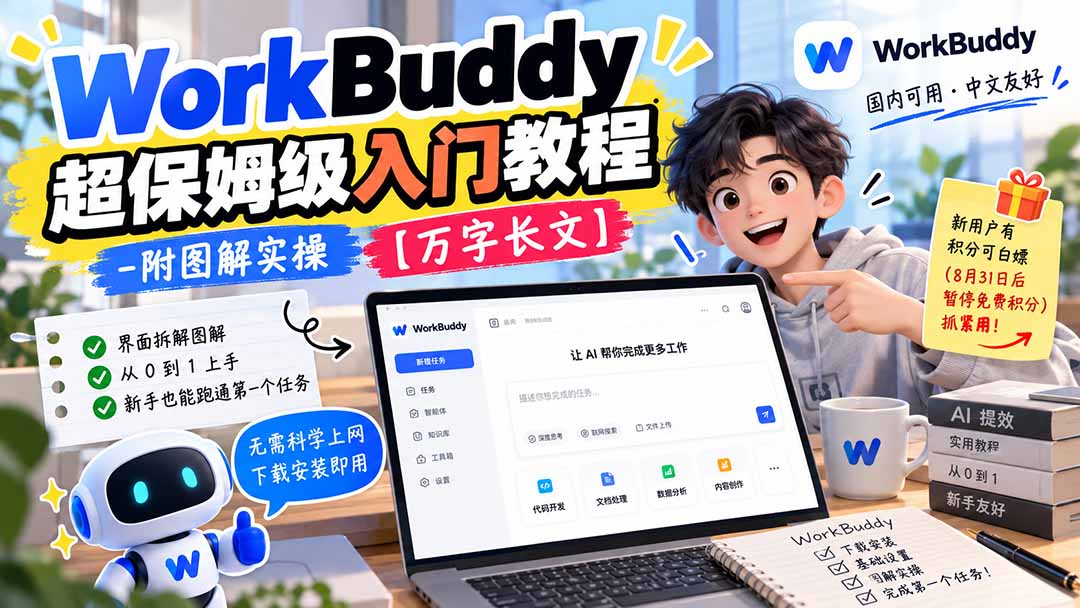 WorkBuddy 超保姆级入门教程-附图解实操 【万字长文】-云创网