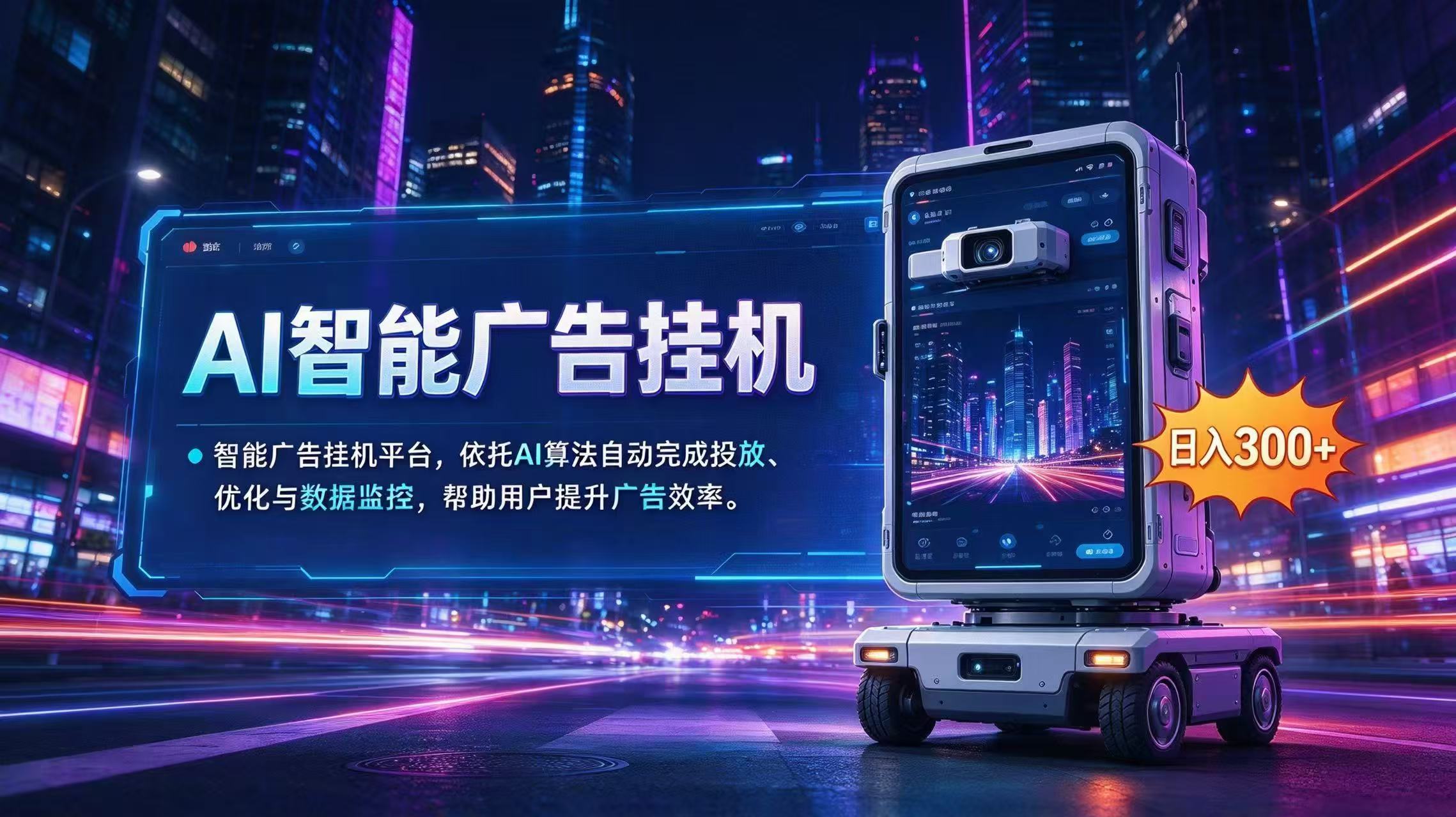 AI 智能广告挂机｜AI 自动运行，轻松托管广告任务-云创网