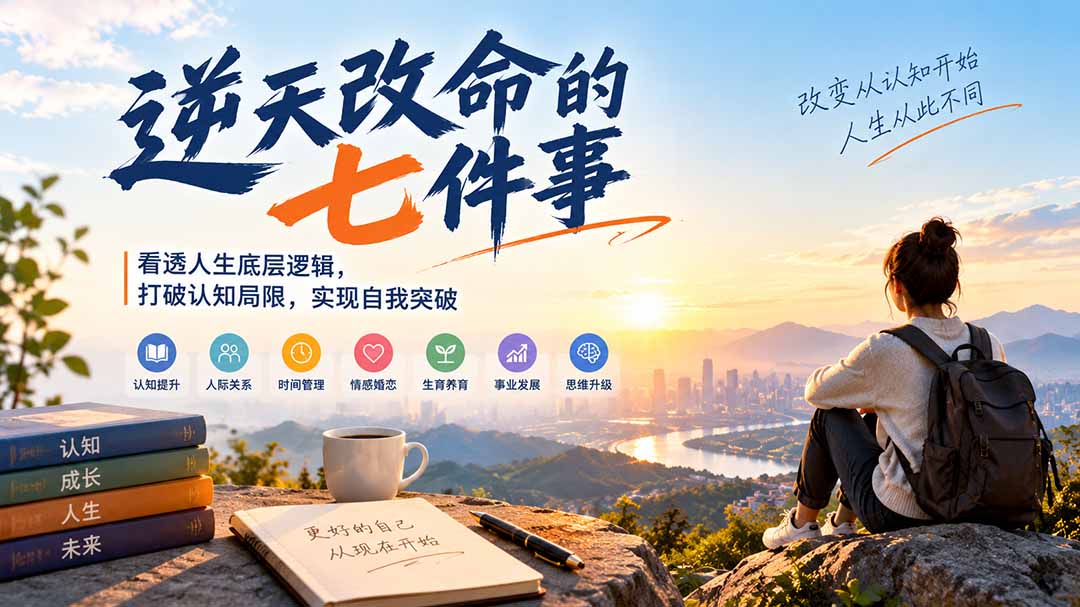 付费文章：逆天改命的七件事，看透人生底层逻辑，打破认知局限，实现自我突破-云创网