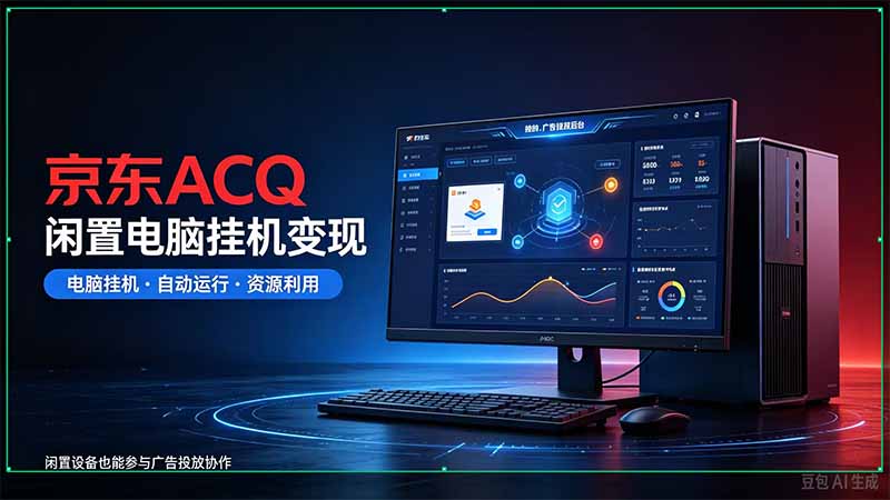 京东ACQ是什么？闲置电脑挂机采集项目拆解-云创网