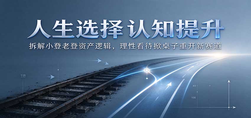 人生选择认知提升：拆解小登老登资产逻辑，理性看待掀桌子重开新赛道-云创网