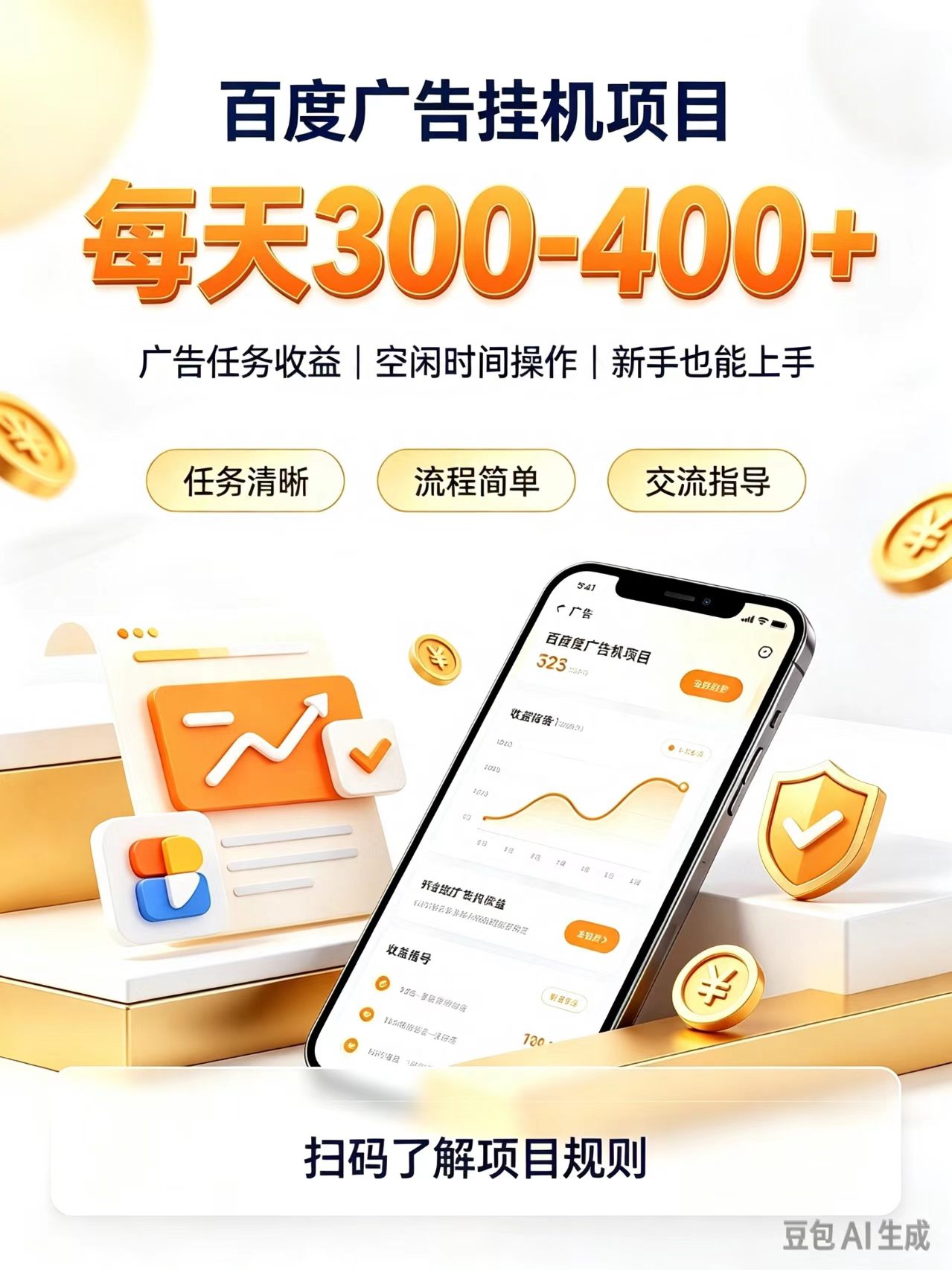 广告挂机0门槛副业，日赚300-400，躺赚稳定风口项目-云创网
