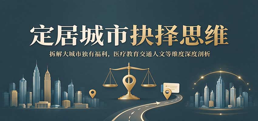定居城市抉择思维：拆解大城市独有福利，医疗教育交通人文等维度深度剖析-云创网