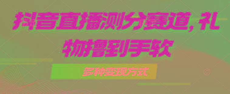 抖音直播测分赛道，多种变现方式，轻松日入1000+-云创网