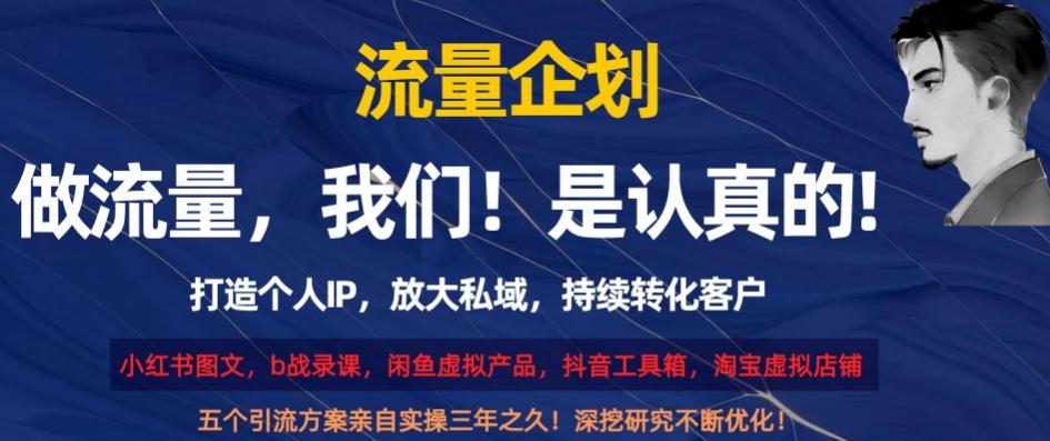 流量企划，打造个人IP，放大私域，持续转化客户【揭秘】-云创网