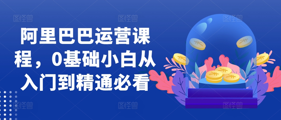 阿里巴巴运营课程，0基础小白从入门到精通必看-云创网