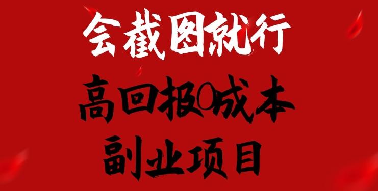 会截图就行，高回报0成本副业项目，卖离婚模板一天1.5k+【揭秘】-云创网