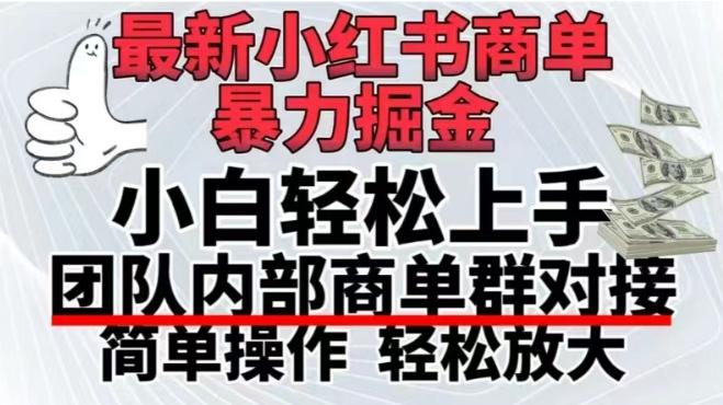 最新小红书商单，暴力掘金，单月稳定变现3W+-云创网