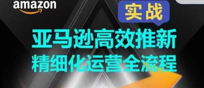 亚马逊高效推新精细化运营全流程，全方位、快速拉升产品排名和销量!-云创网