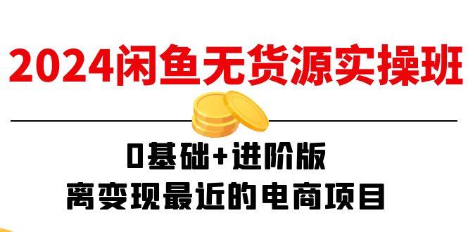 2024闲鱼-无货源实操班：0基础+进阶版，离变现最近的电商项目(15节-云创网