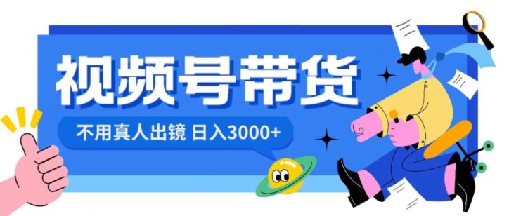 视频号带货，日入3000+，不用真人出镜-云创网